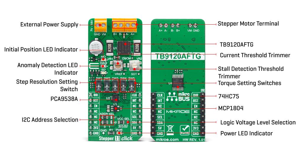 Mikroe Stepper 11 Click